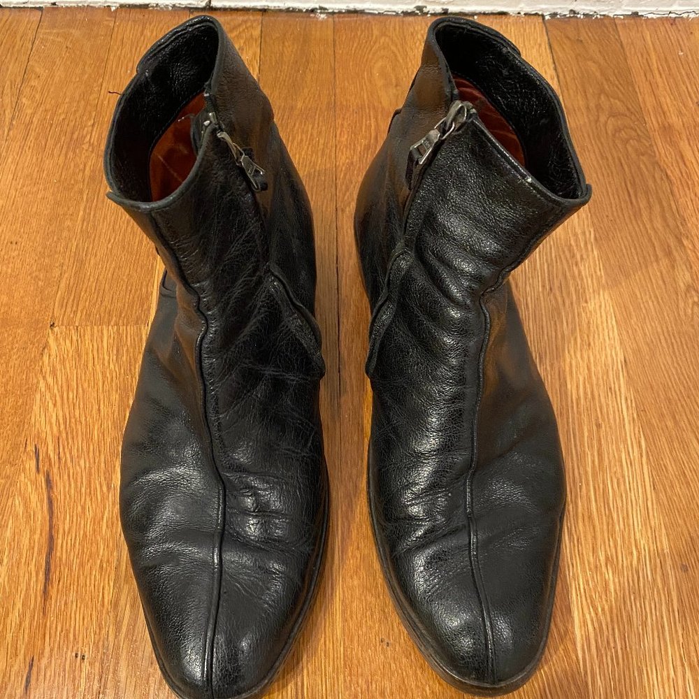 Dries Van Noten Mens Leather Boot Sz 9